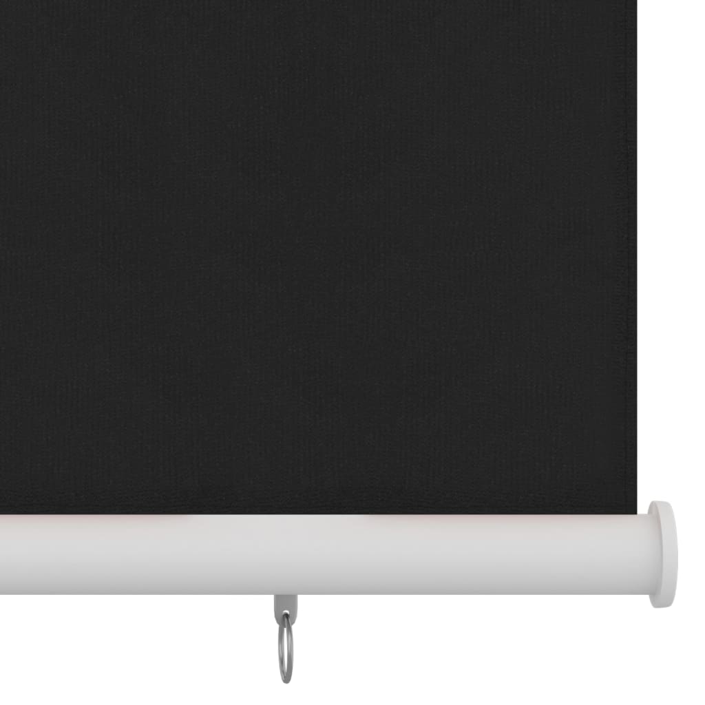 Außenrollo 350x140 cm Schwarz