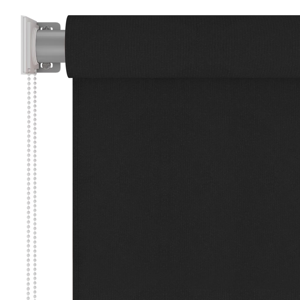 Außenrollo 350x140 cm Schwarz