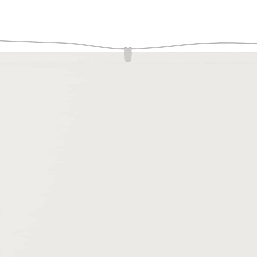 Senkrechtmarkise Weiß 140x420 cm Oxford-Gewebe