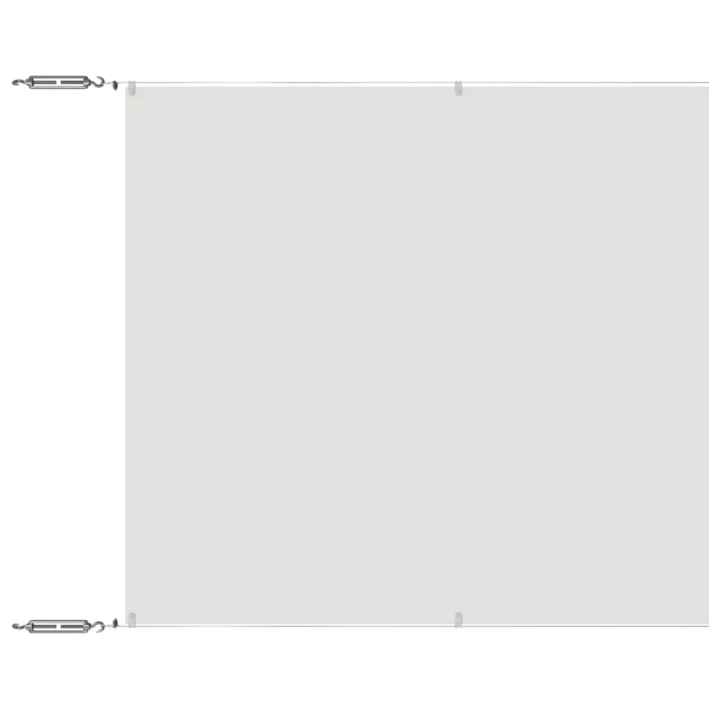 Senkrechtmarkise Weiß 140x800 cm Oxford-Gewebe