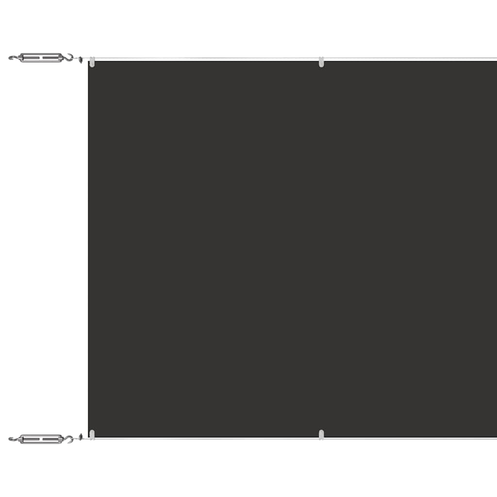 Senkrechtmarkise Anthrazit 180x1200 cm Oxford-Gewebe