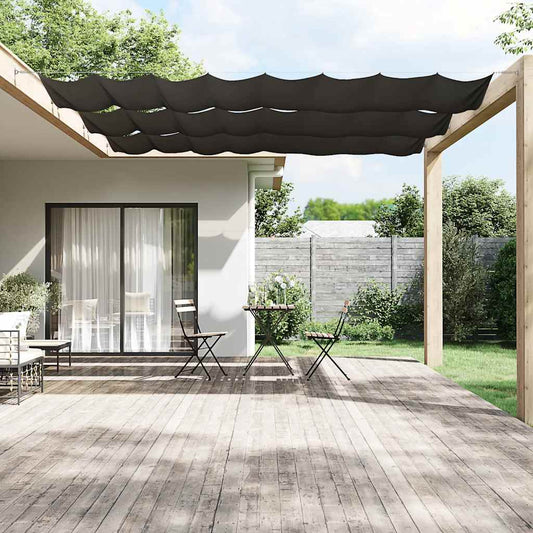 Senkrechtmarkise Anthrazit 180x1200 cm Oxford-Gewebe