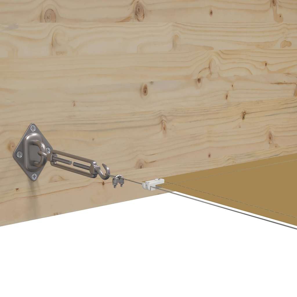 Senkrechtmarkise Beige 140x1000 cm Oxford-Gewebe