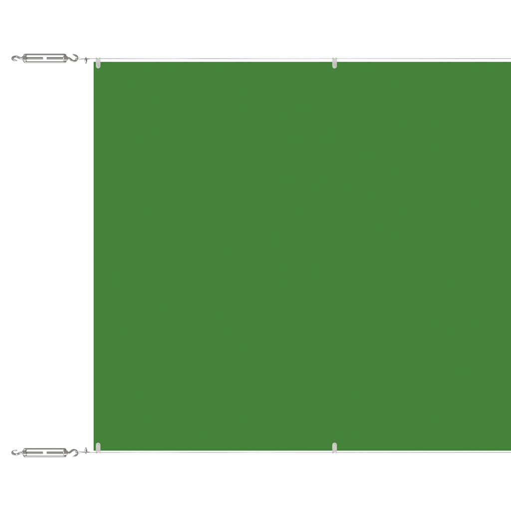 Senkrechtmarkise Hellgrün 180x600 cm Oxford-Gewebe