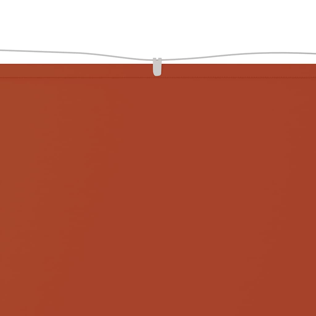 Senkrechtmarkise Terrakotta 100x1000 cm Oxford-Gewebe