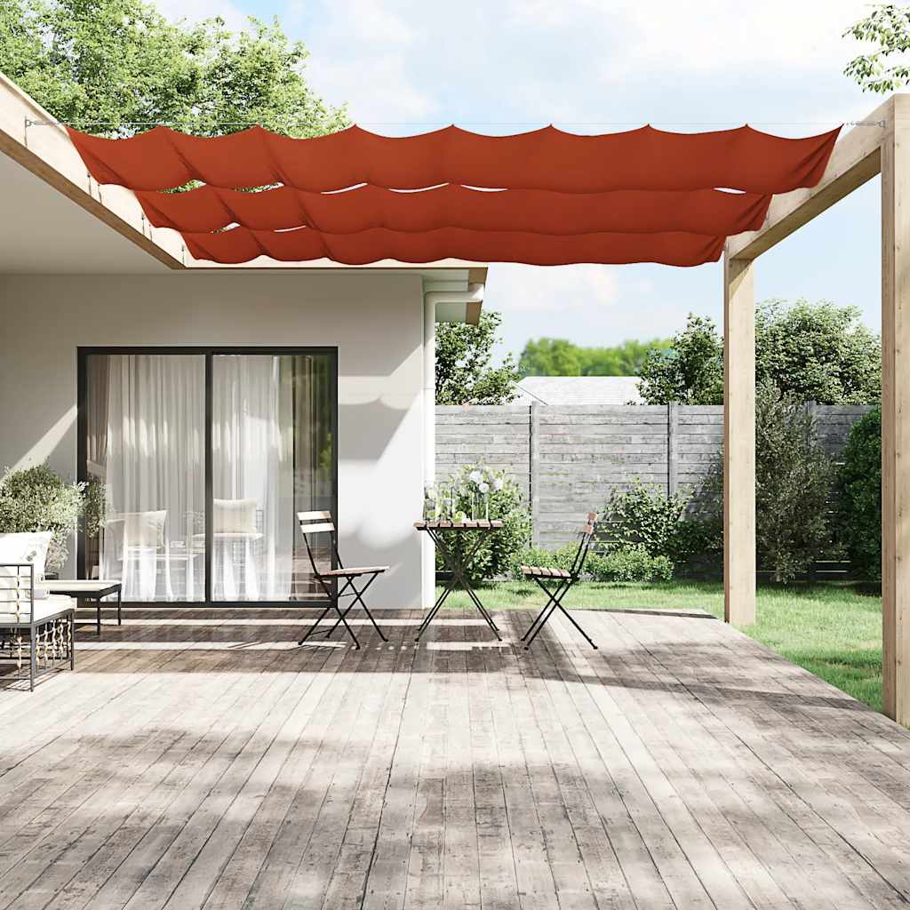 Senkrechtmarkise Terrakotta 140x600 cm Oxford-Gewebe