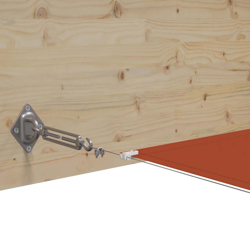 Senkrechtmarkise Terrakotta 180x600 cm Oxford-Gewebe