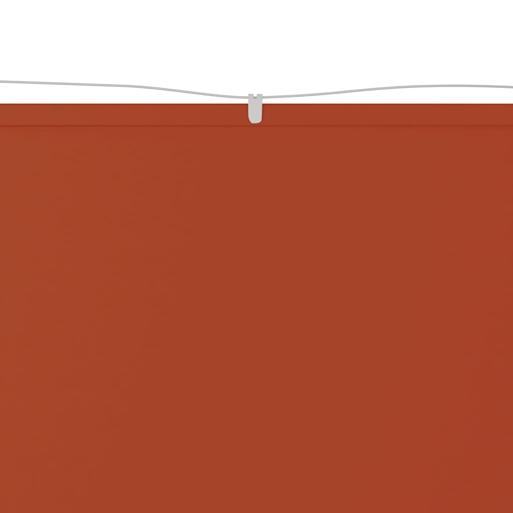 Senkrechtmarkise Terrakotta 180x1000 cm Oxford-Gewebe