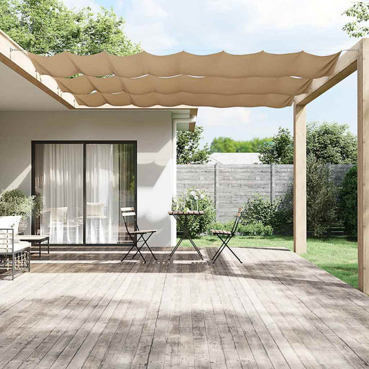Senkrechtmarkise Taupe 100x1000 cm Oxford-Gewebe