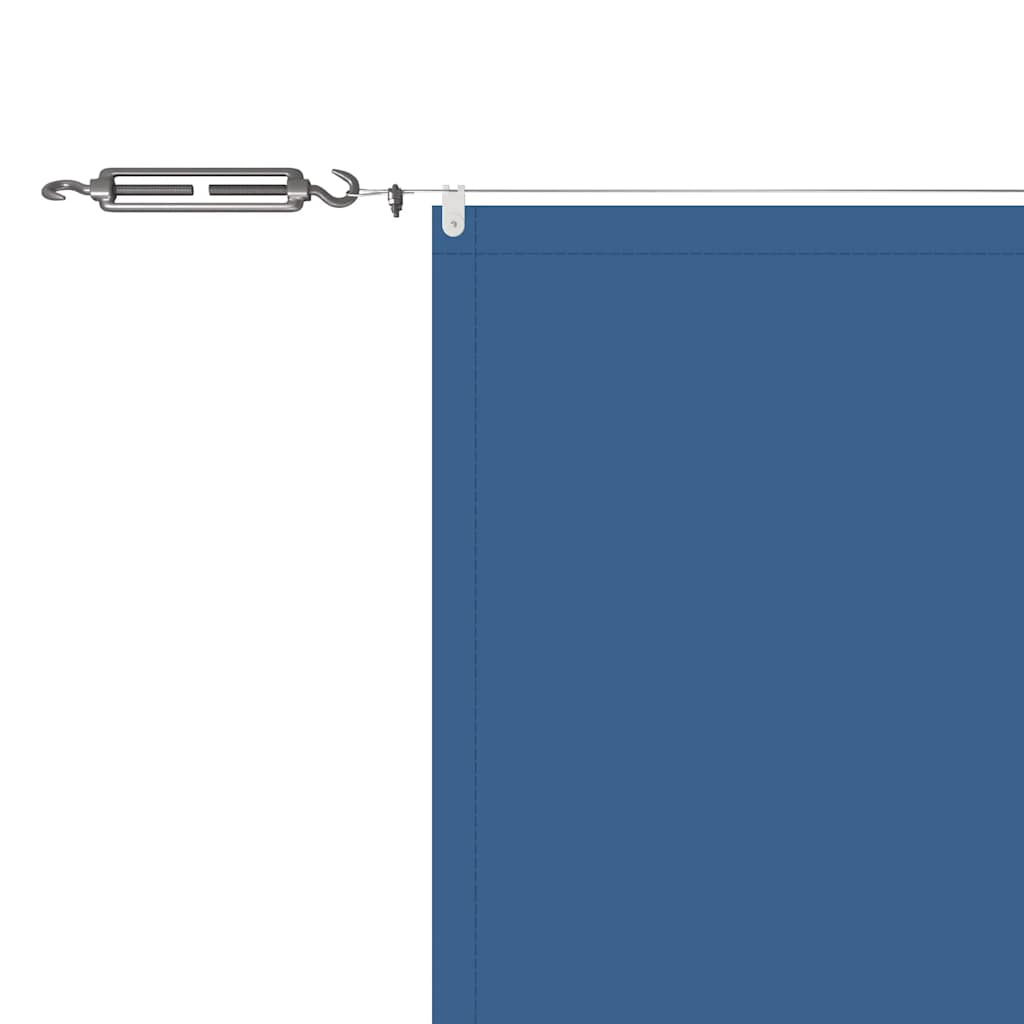 Senkrechtmarkise Blau 60x1000 cm Oxford-Gewebe