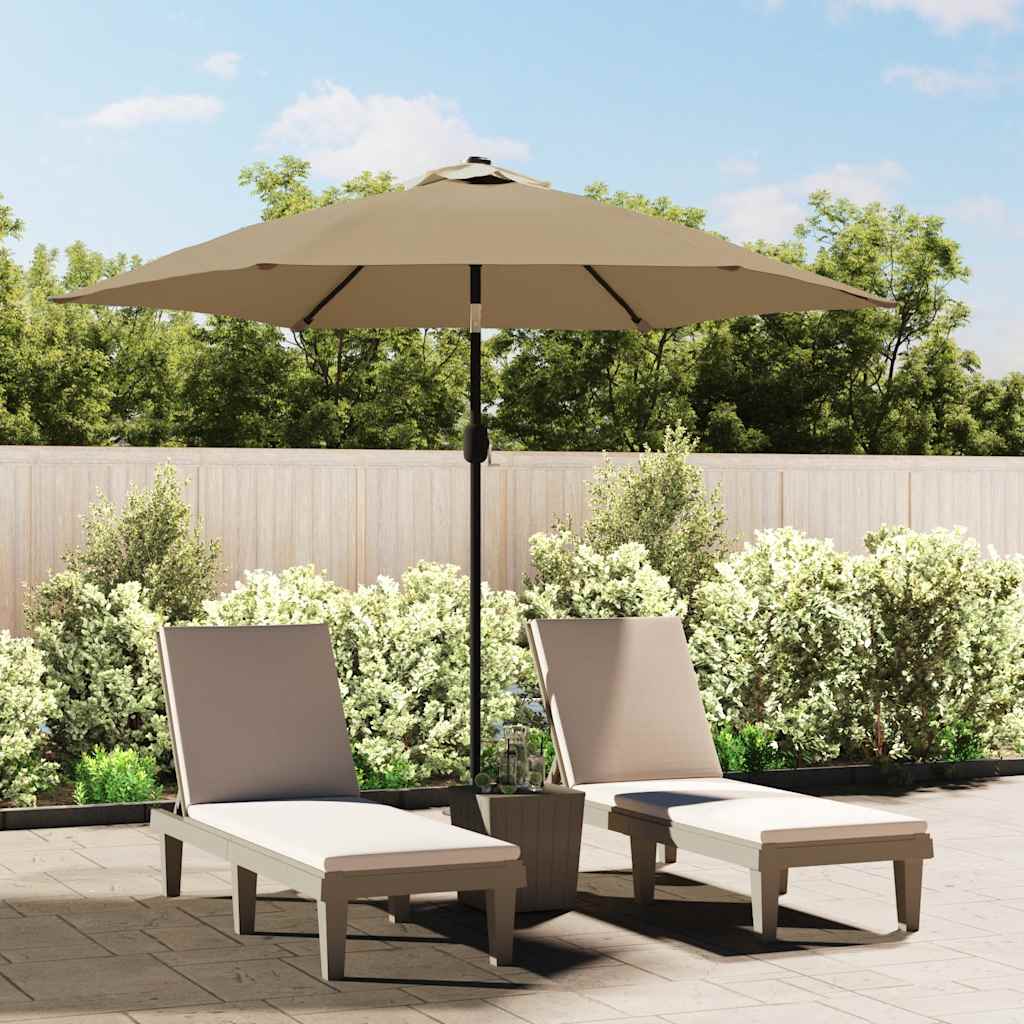 Ersatzbezug für Sonnenschirm Taupe 300 cm