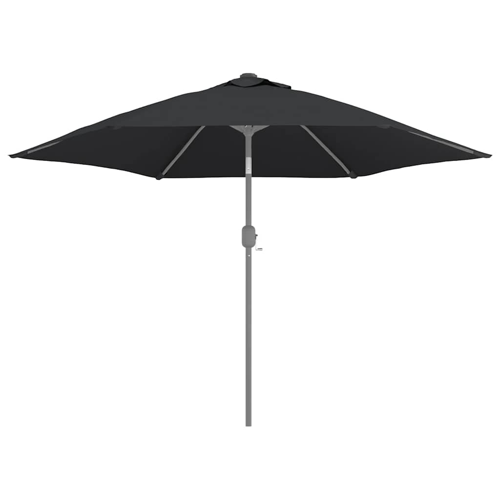 Ersatzbezug für Sonnenschirm Schwarz 300 cm
