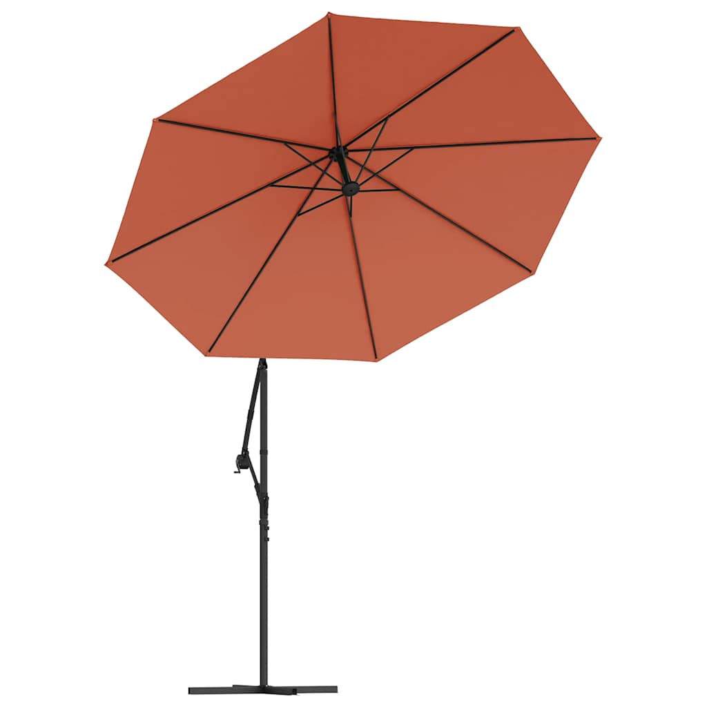 Ersatzbezug für Ampelschirm Terracotta-Rot 350 cm