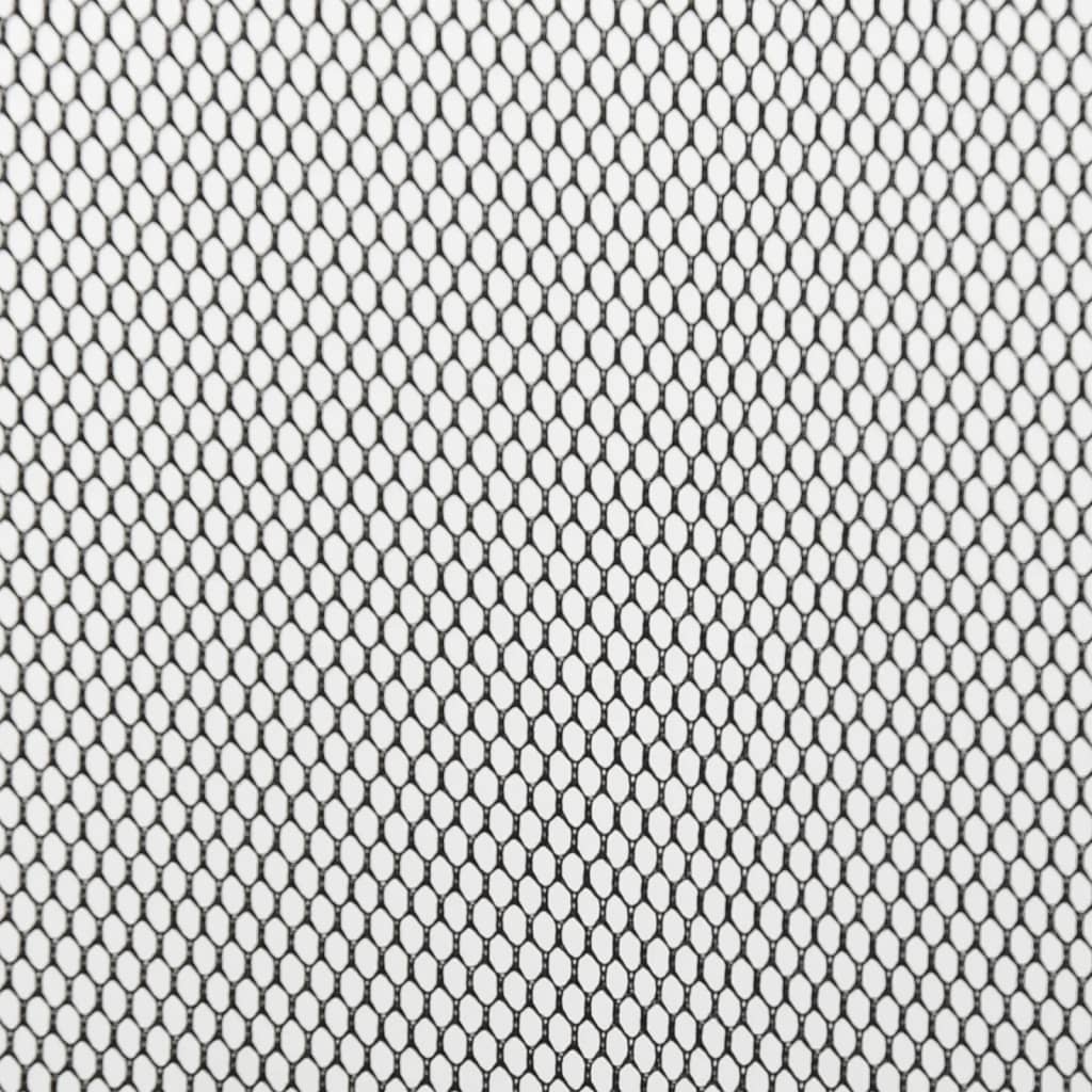 Insektenschutz für Türen 5-tlg. Netzvorhang Schwarz 120x240 cm