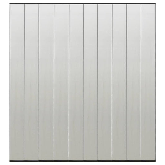 Insect screen for doors 10-piece net curtain black 240x240 cm