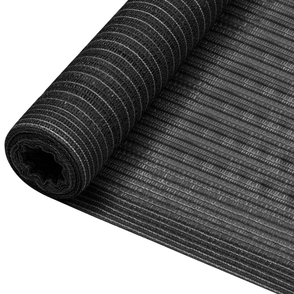 Zaunblende Anthrazit 1,2x25 m HDPE 150 g/m²