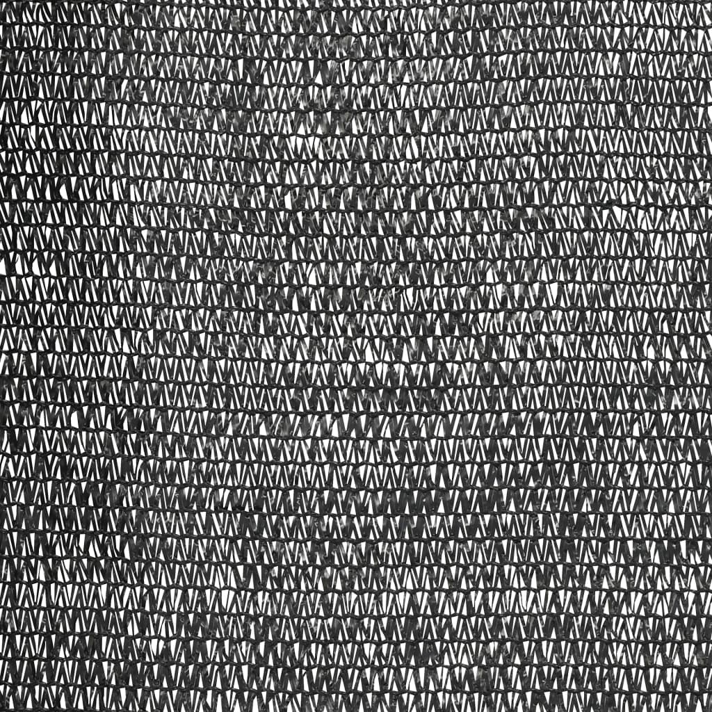 Zaunblende Schwarz 1,2x50 m HDPE 195 g/m²