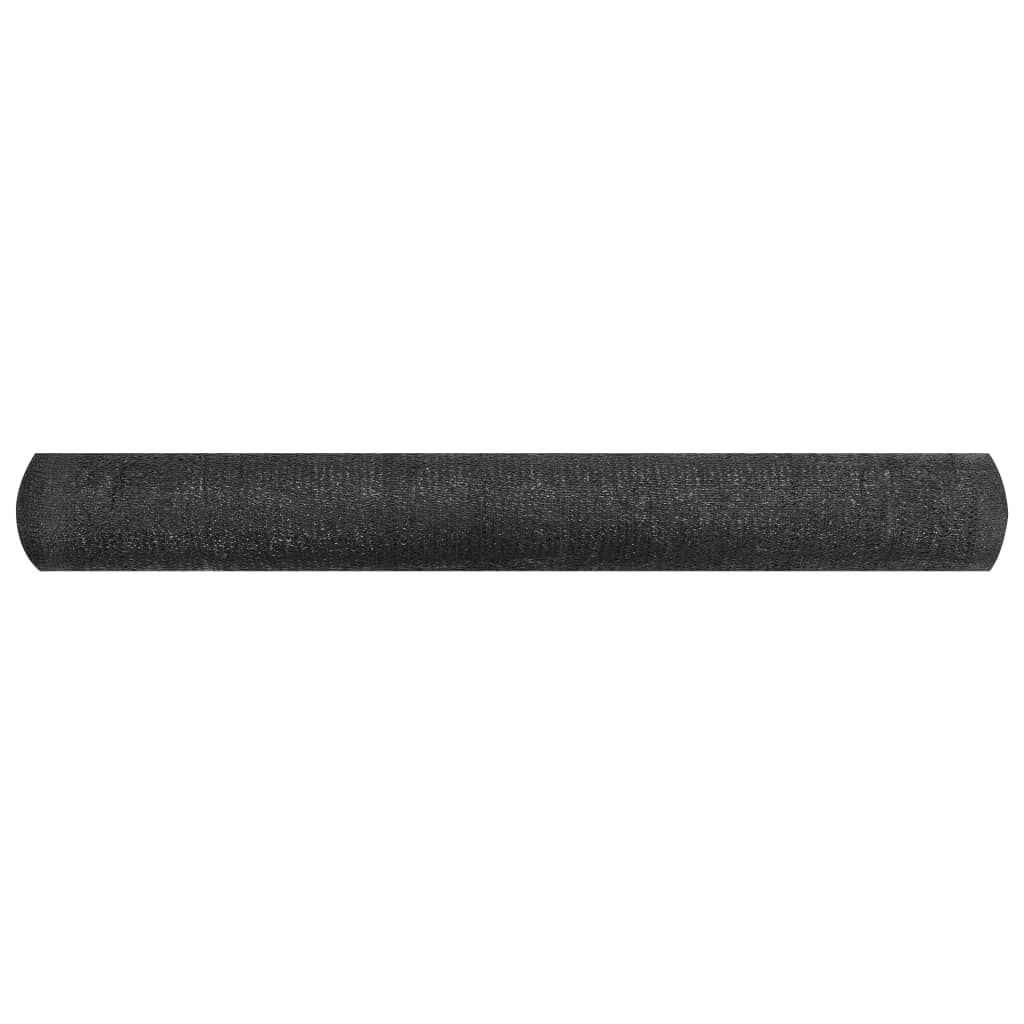 Zaunblende Schwarz 1,8x50 m HDPE 195 g/m²