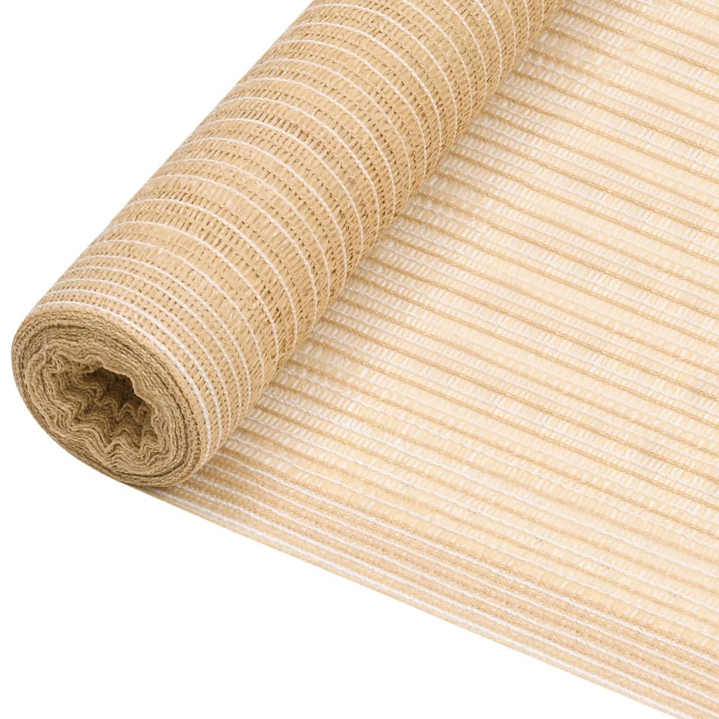 Zaunblende Beige 1x50 m HDPE 150 g/m²