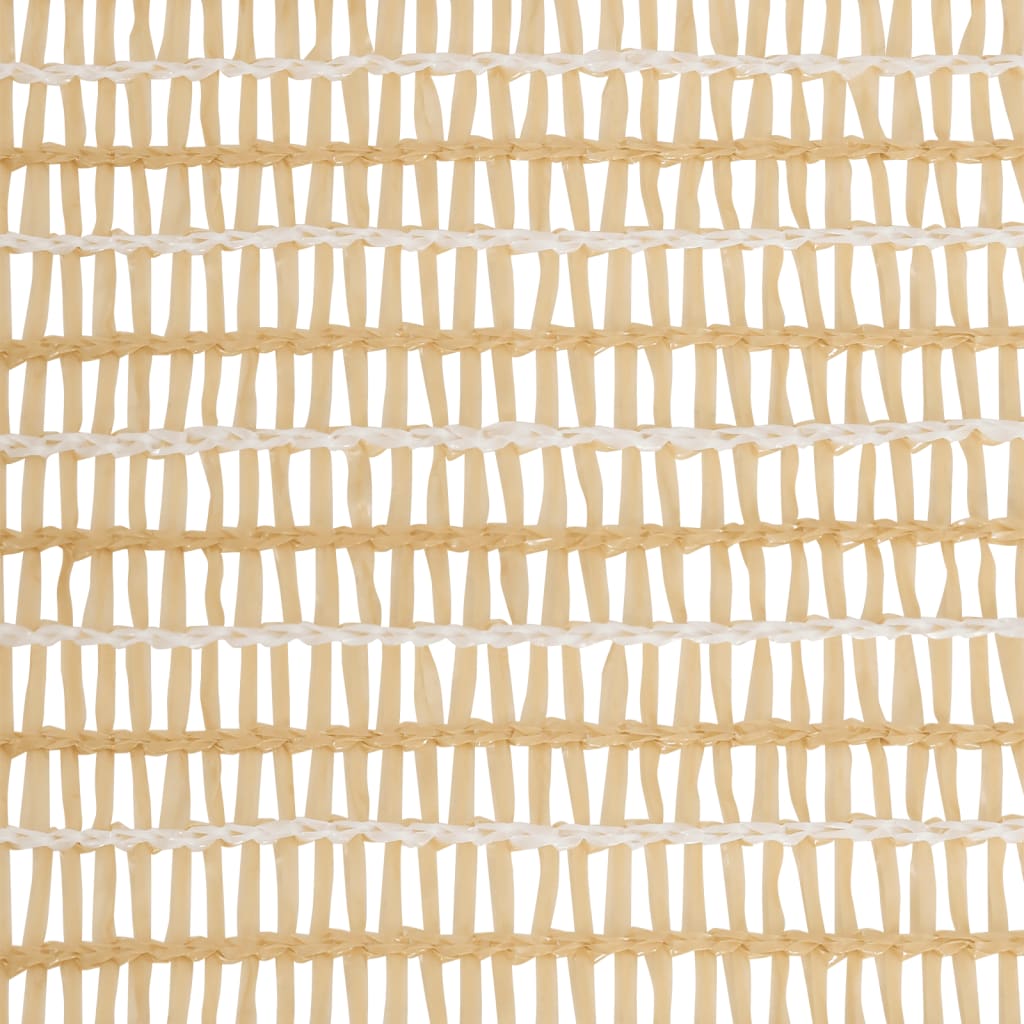Zaunblende Beige 2x50 m HDPE 195 g/m²