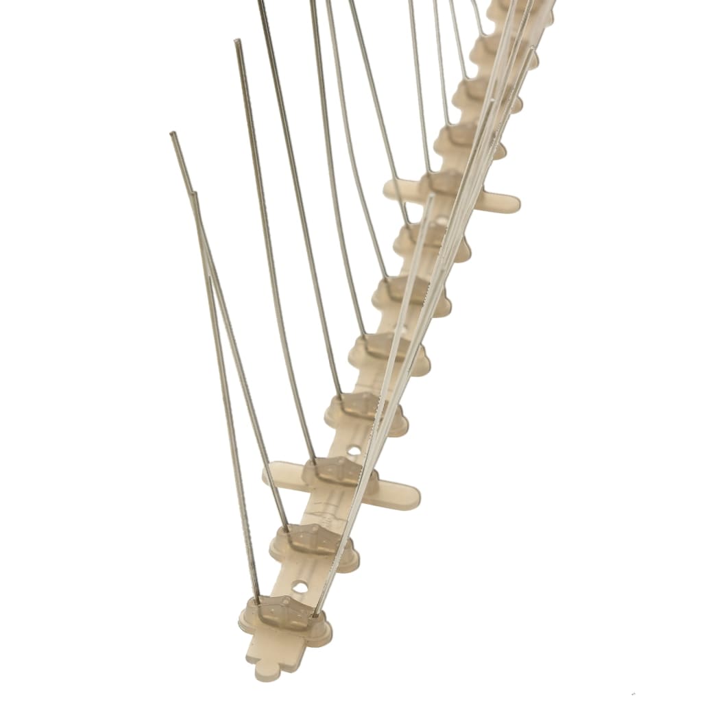 20-tlg. Vogelabwehr-Spikes-Set 10 m Kunststoff 4-reihig
