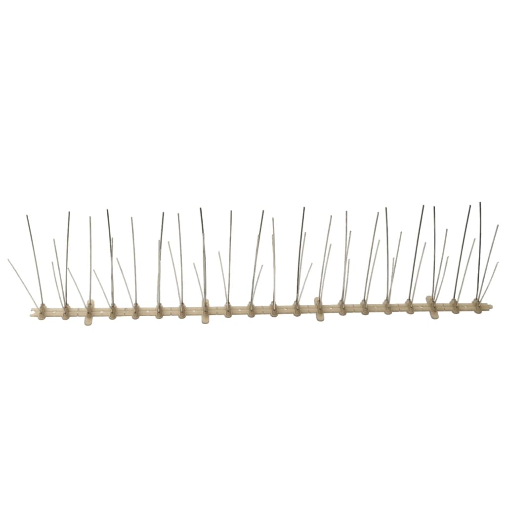 20-tlg. Vogelabwehr-Spikes-Set 10 m Kunststoff 5-reihig
