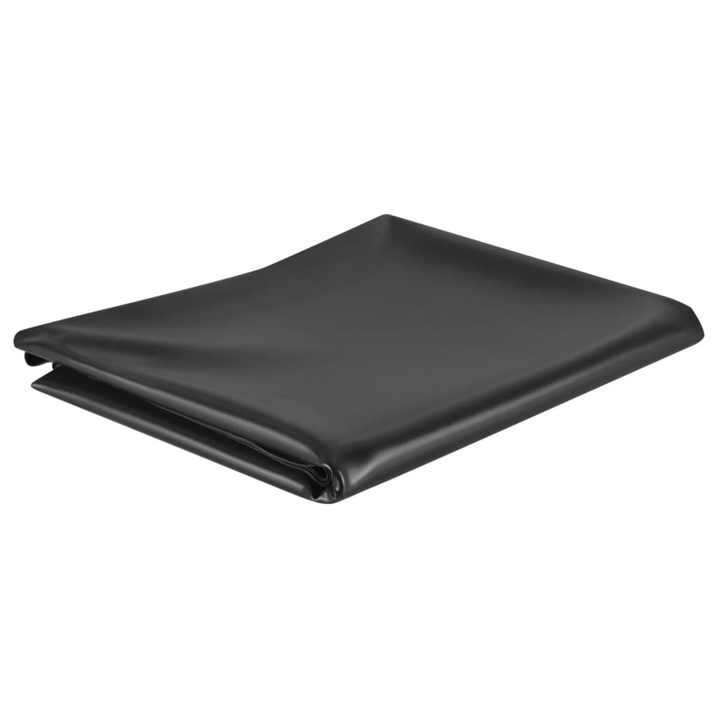 Bâche de bassin noire 2x6 m PVC 0,5 mm