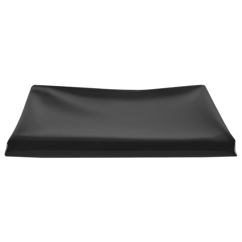Bâche de bassin noire 2x6 m PVC 0,5 mm