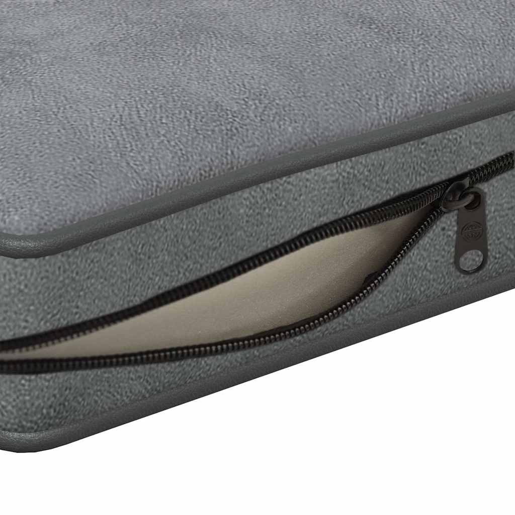 Hundesofa Dunkelgrau 72x45x30 cm Plüsch