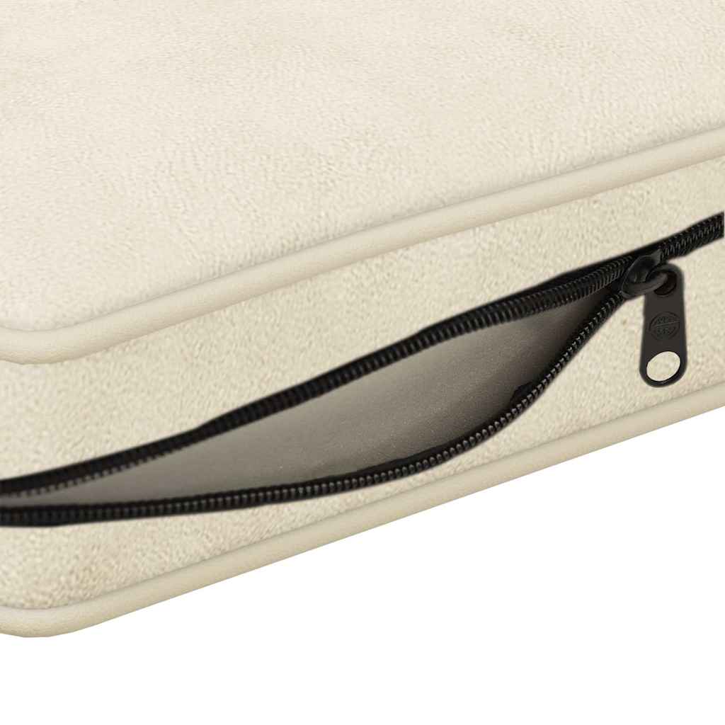 Hundesofa Creme 72x45x30 cm Plüsch