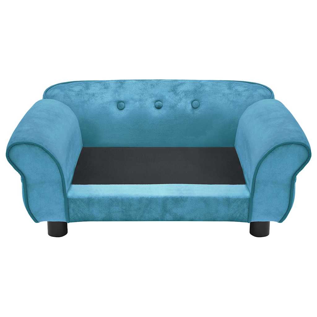 Hundesofa Türkis 72x45x30 cm Plüsch
