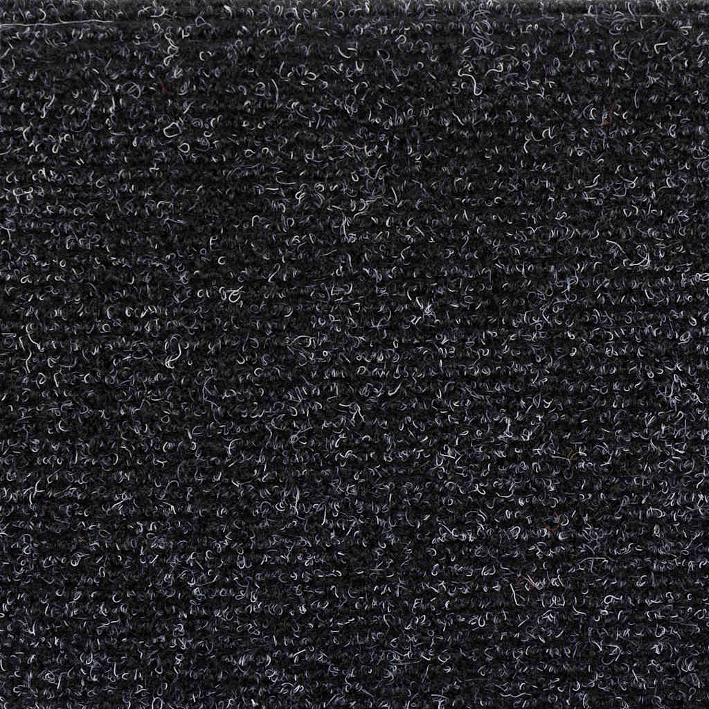 Stair Treads Self-Adhesive 10 Pcs. 56x17x3 cm Black Semi-Circular