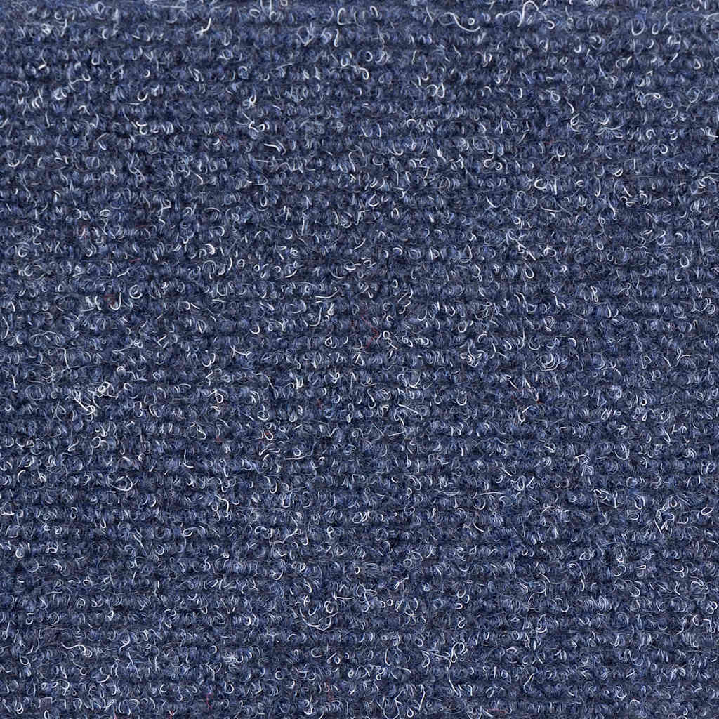 Marches d'escalier auto-adhésives 5 p. 56x17x3 cm Bleu semi-circulaire