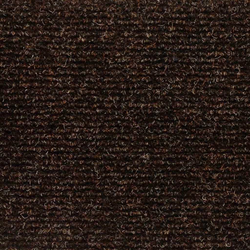 Self-adhesive Stair Treads 10 Pcs. 56x17x3 cm Brown Semi-circular