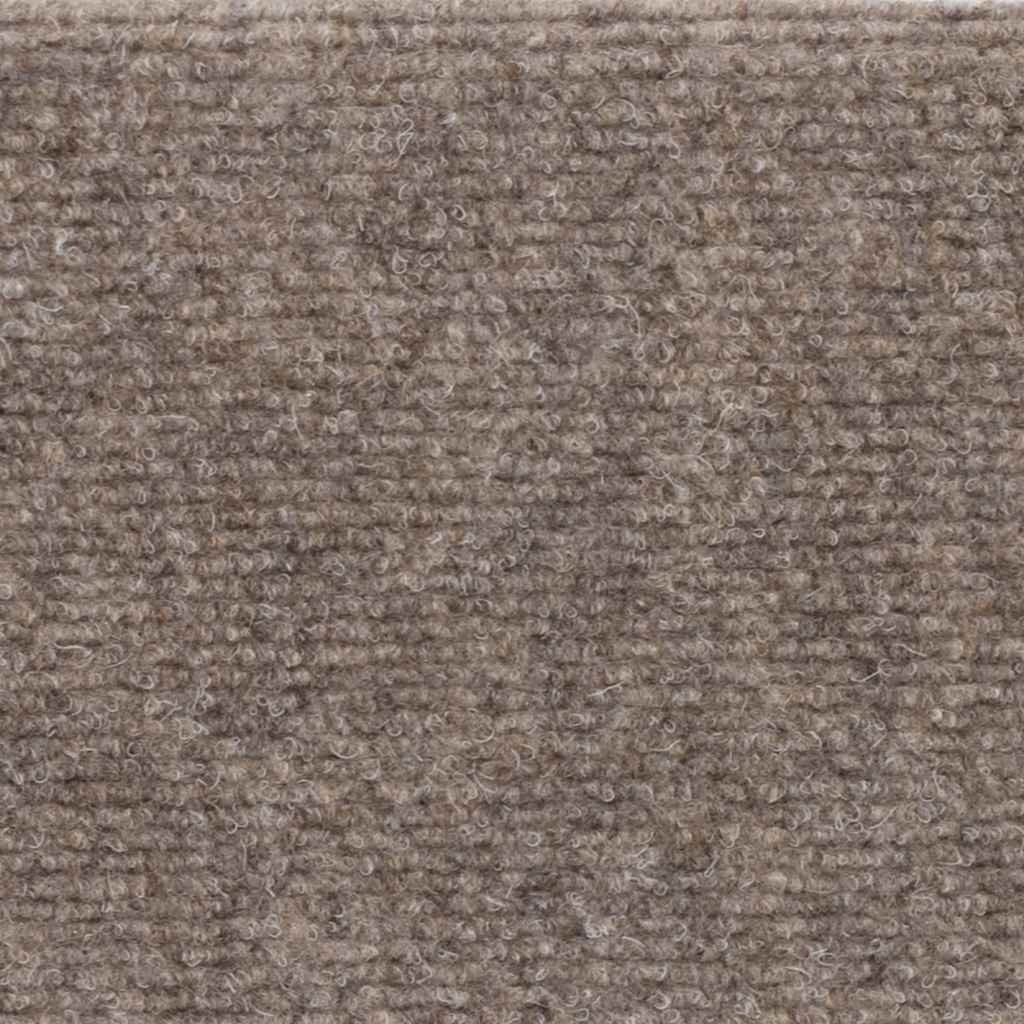 Marches d'escalier autocollantes 10 pcs 56x17x3 cm Beige Semi-circulaire