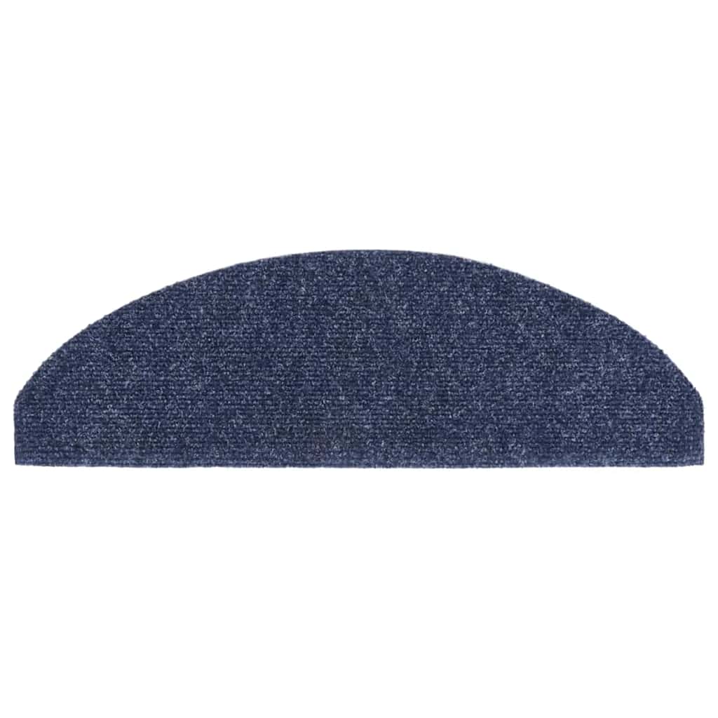 Stufenmatten Selbstklebend 5 Stk. 65x21x4 cm Blau Halbrund Groß
