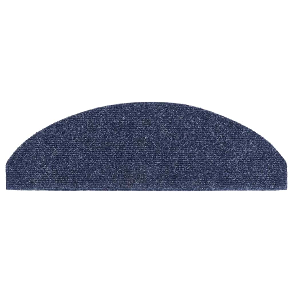 Stufenmatten Selbstklebend 10 Stk. 65x21x4 cm Blau Halbrund Groß