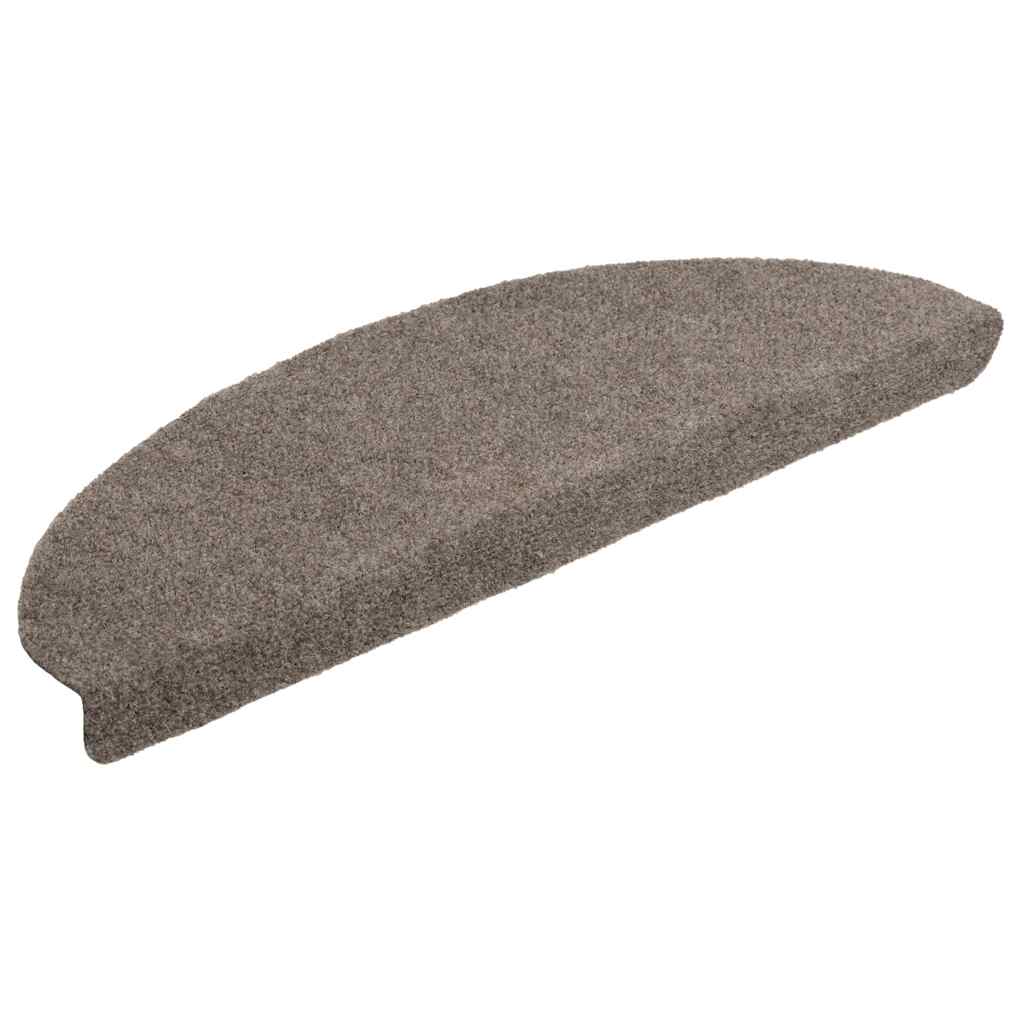 Stufenmatten Selbstklebend 5 Stk. 65x21x4 cm Beige Halbrund Groß
