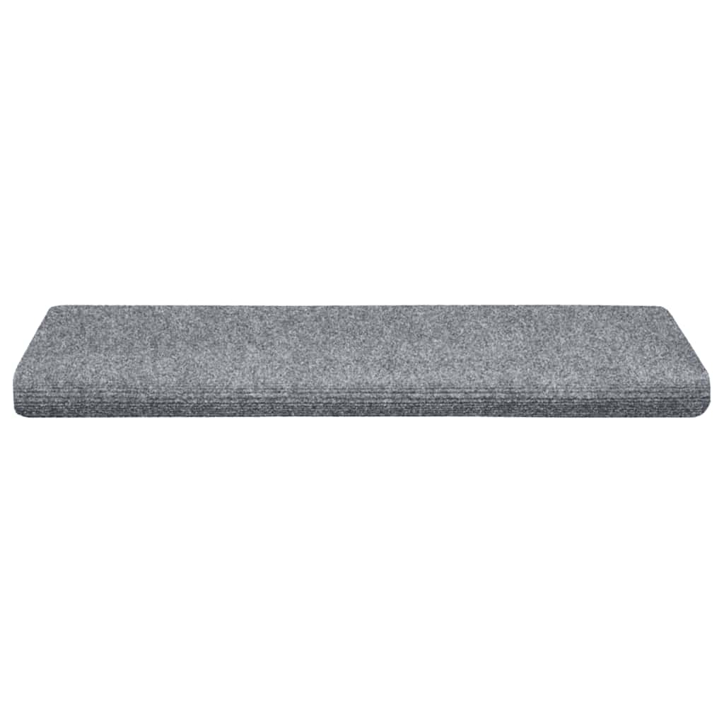 Stufenmatten Selbstklebend 5 Stk. 65x21x4 cm Hellgrau Rechteckiger Rand