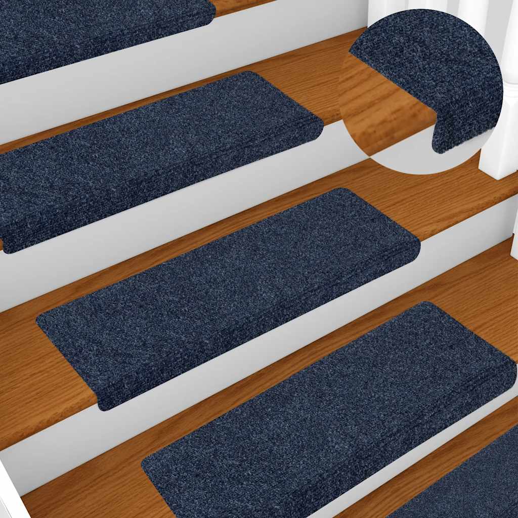 Tapis de marche auto-adhésifs 5 pcs 65x21x4 cm Anthracite Bord rectangulaire