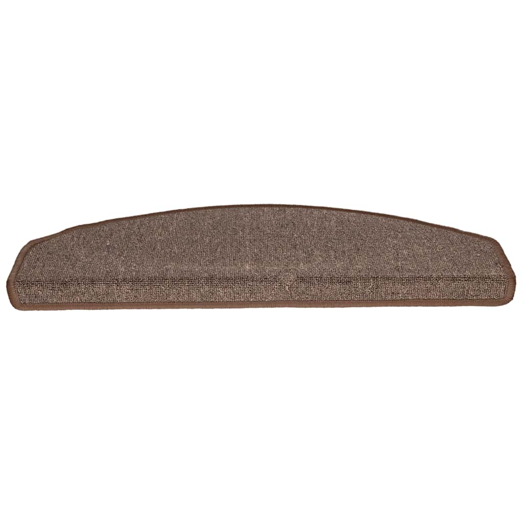 Marches d'escalier 10 pcs 65x24x4 cm Marron café Semi-circulaire Grande