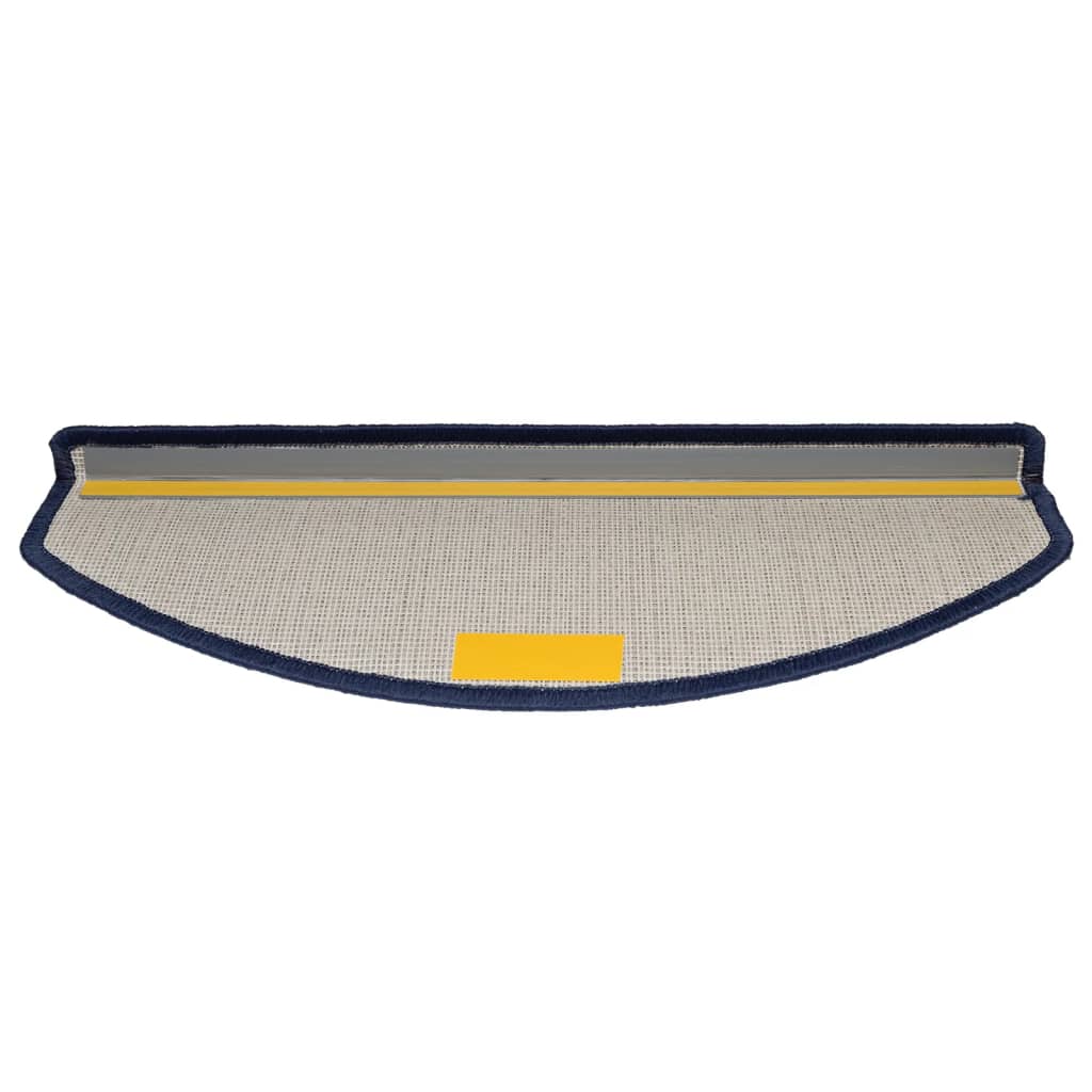 Marches d'escalier 10 pcs. 65x24x4 cm Bleu Demi-Rond Grand