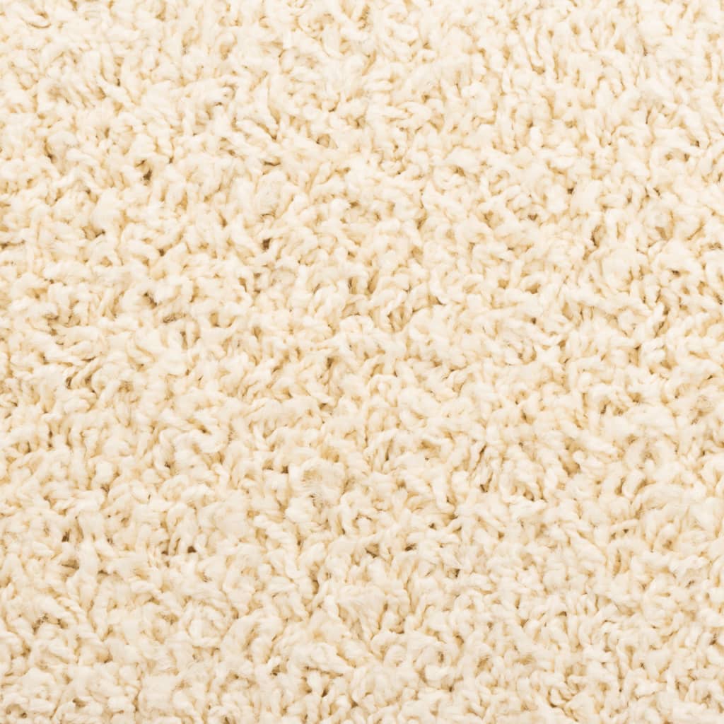 Stair Mats 10 pcs. 65x21x4 cm Cream Semi-Circular Large