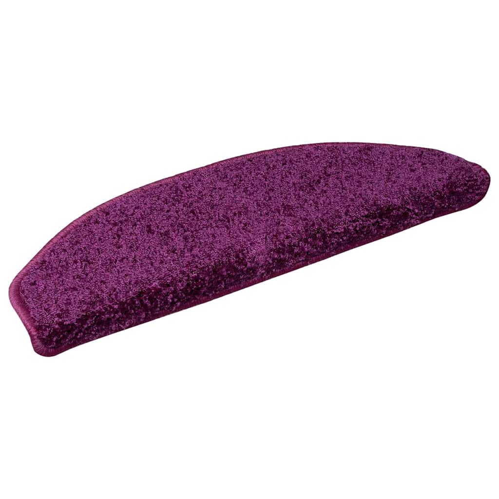 Marches d'escalier 10 p. 65x21x4 cm Violet Demi-rond Grand