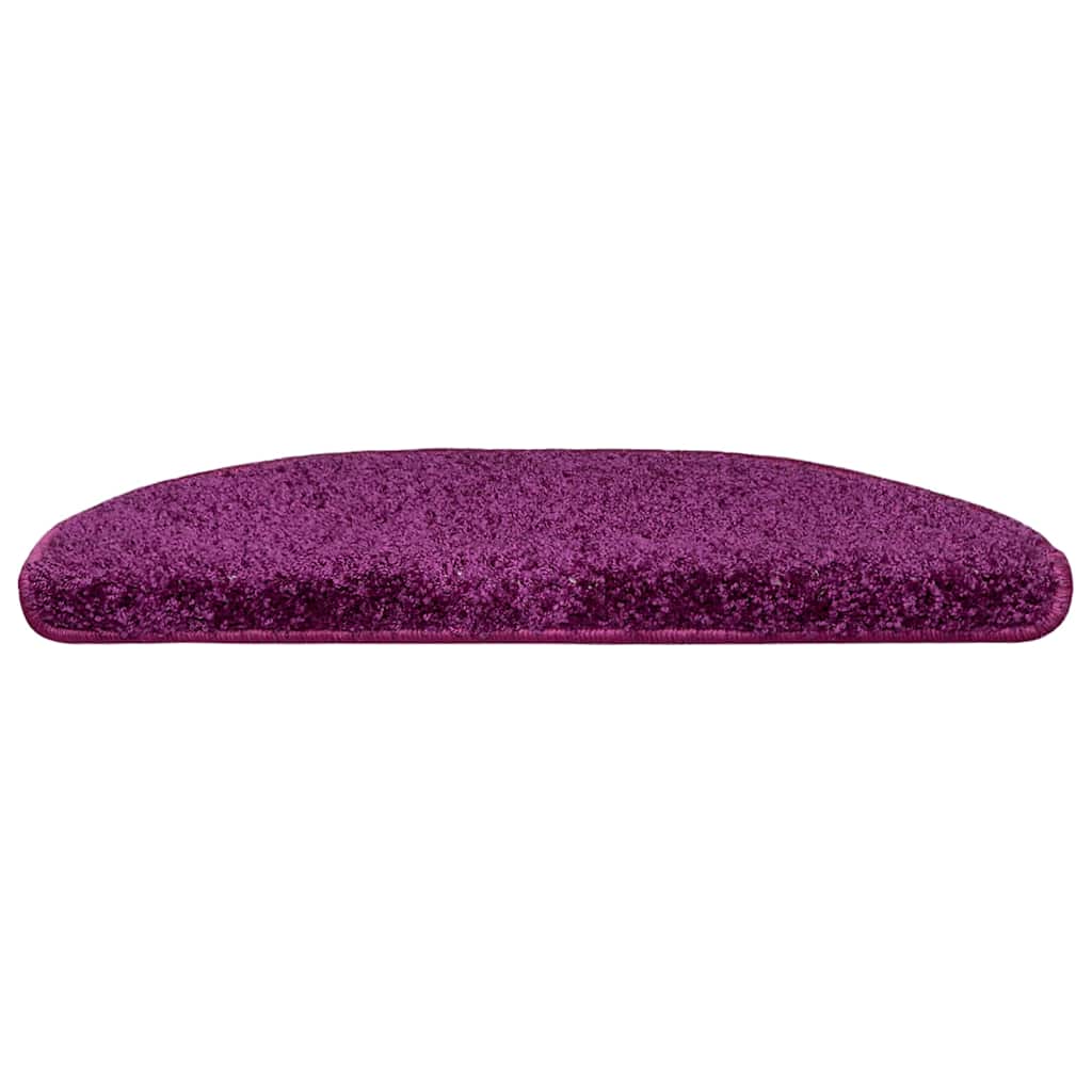 Marches d'escalier 10 p. 65x21x4 cm Violet Demi-rond Grand