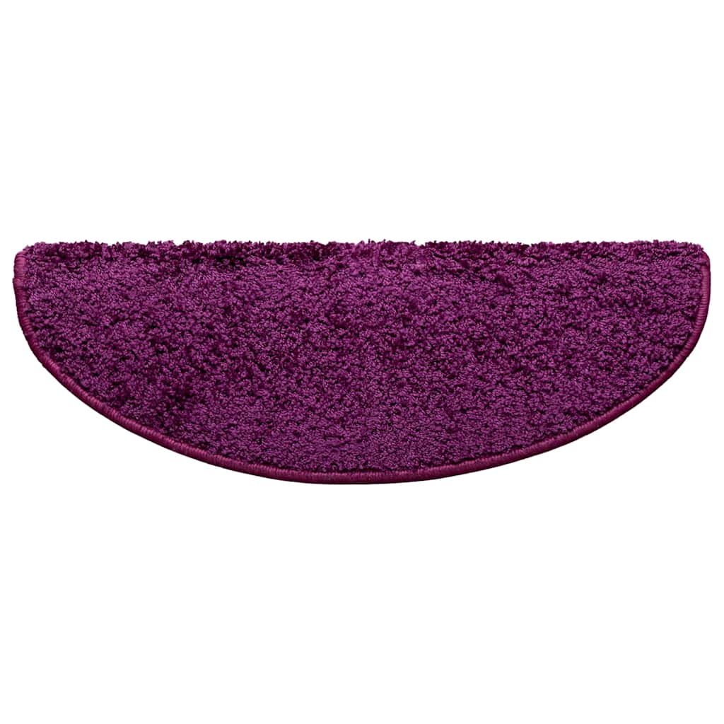 Marches d'escalier 10 p. 65x21x4 cm Violet Demi-rond Grand