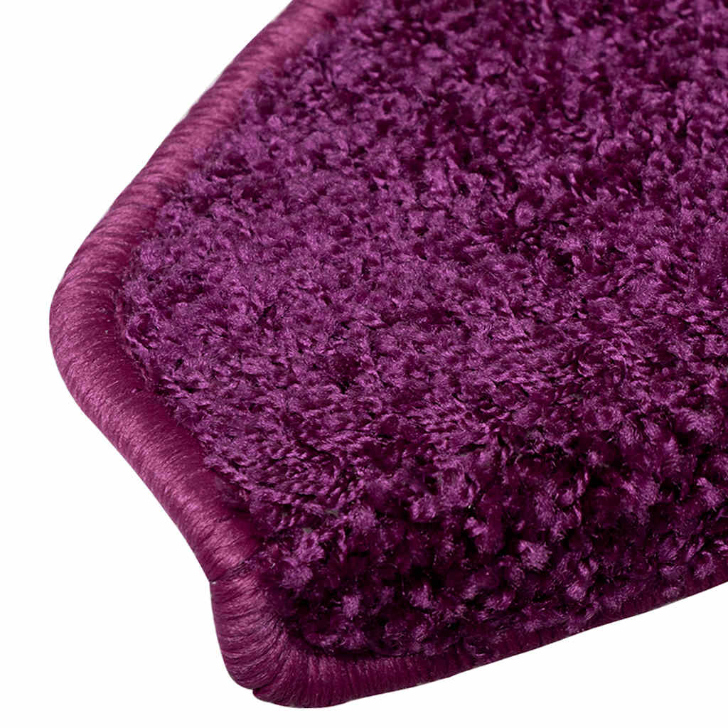 Marches d'escalier 10 p. 65x21x4 cm Violet Demi-rond Grand