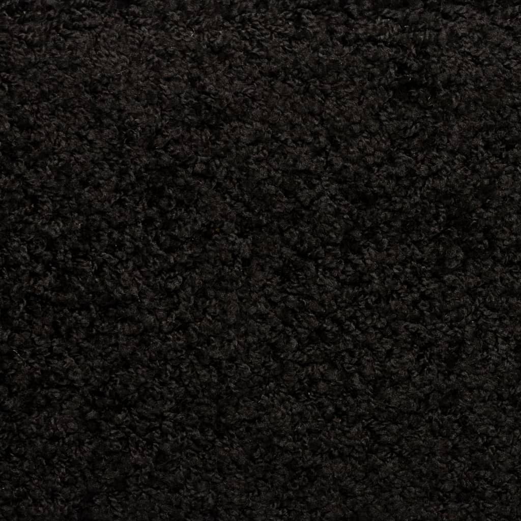 Stair Mats 10 pcs. 65x21x4 cm Black Rectangular Edge