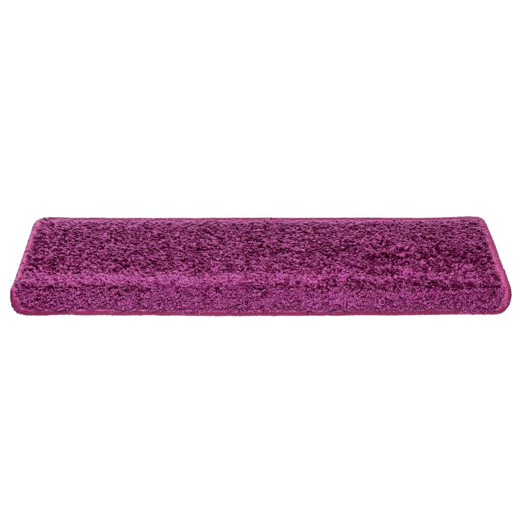 Stufenmatten 10 Stk. 65x21x4 cm Violett Rechteckiger Rand