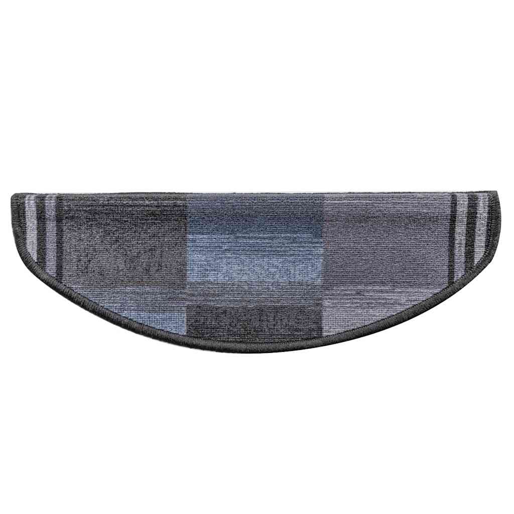 Stair Treads Self-Adhesive 5 Pcs. 65x21x4 cm Black Grey